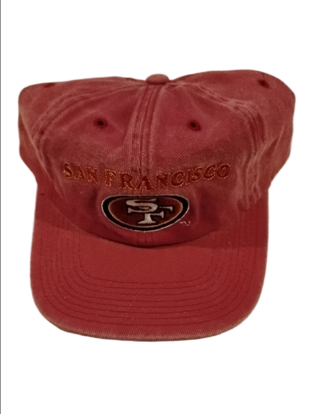 Sports Specialties Rare Vintage NFL SF 49ers Washed Red Baseball Cap